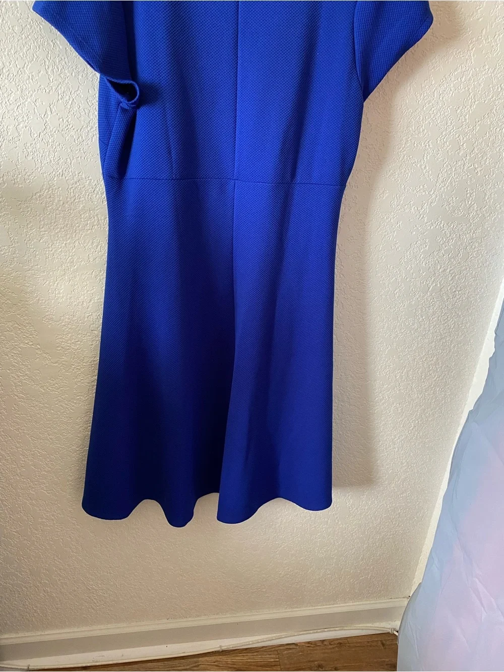 Avenue Cobalt Blue Scoop-Neck Midi Dress Size 18 - Picture 3 of 5
